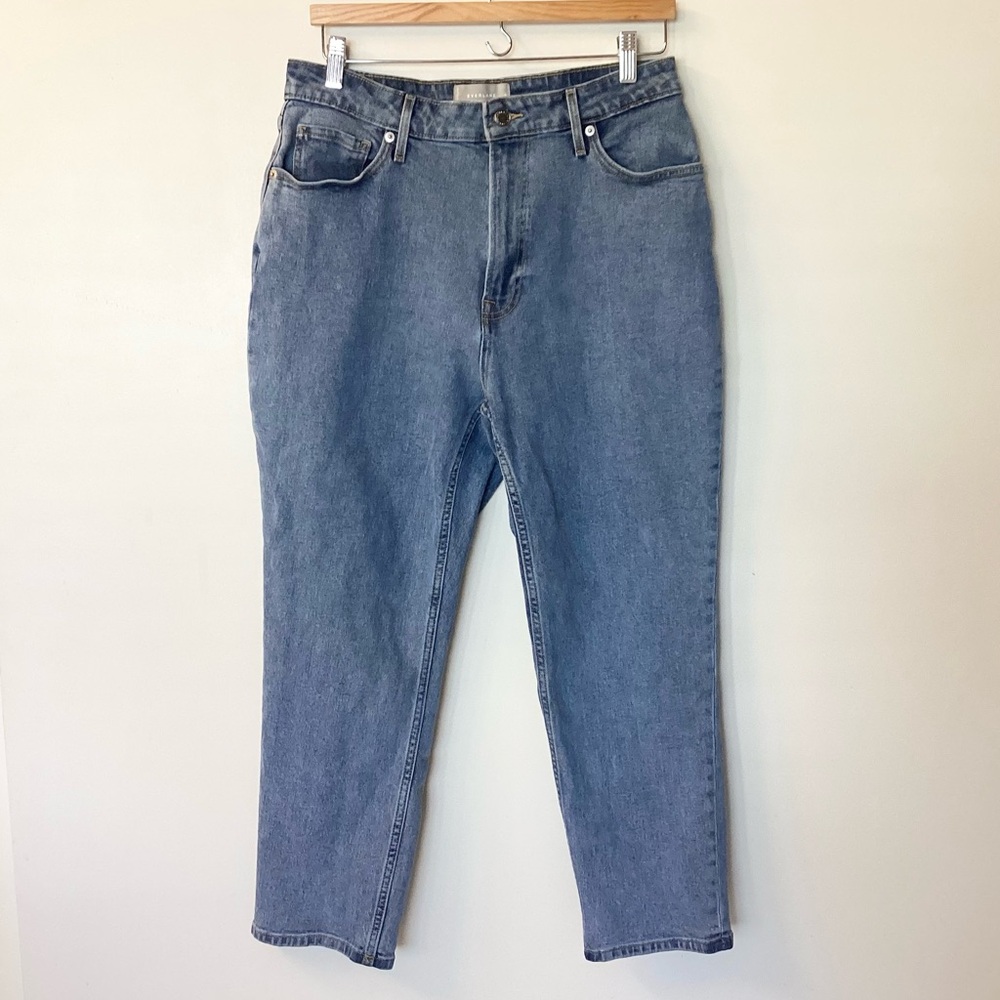 Everlane The Curvy Cheeky Crop Jean - Blue - 31